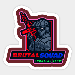 Brutal Squad Team T-shirt Coffee Mug Notebook Gift Sticker Apparel Sticker